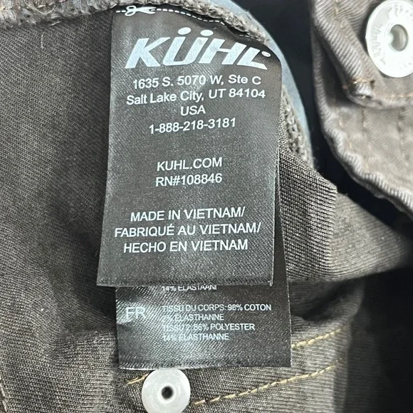 KUHL Women's Size 16 Reg Brown Utility Cargo Pants Outdoor Adventure Hiking‎ - Picture 4 of 8